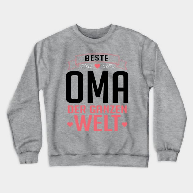 Beste oma der welt (2) Crewneck Sweatshirt by nektarinchen